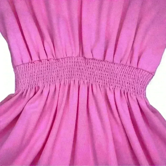 Vintage Pink Long Sleeve House‎ Dress By Cora’s Closet - Picture 5 of 10